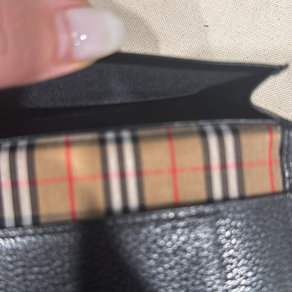 NWT Burberry Black Leather Wallet - Picture 4 of 8